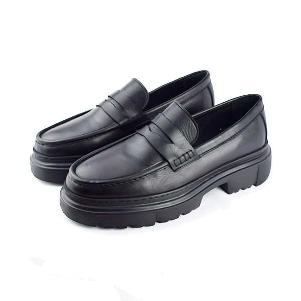 Chaussure pour homme 01-2 noir cuir .........   miniature
